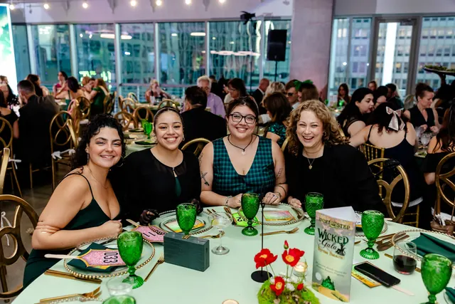 Guests gathered around a dinner table at the 2025 Goodness Gala